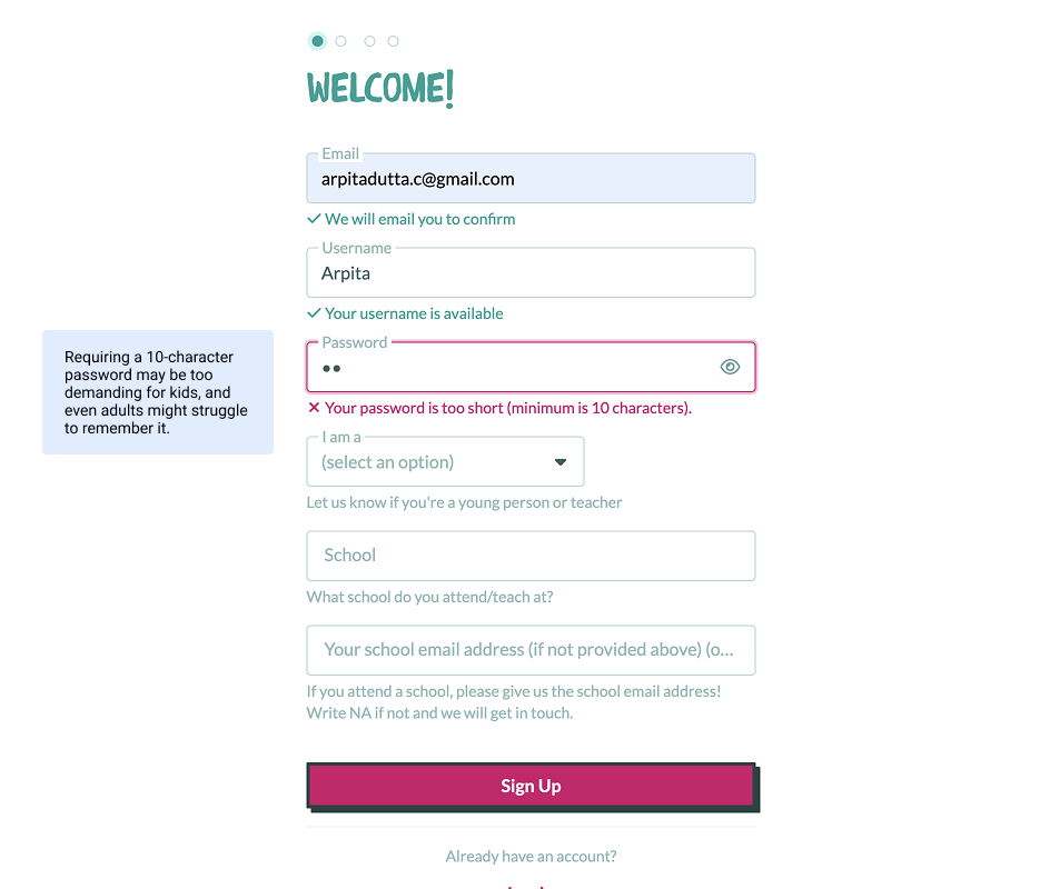 UX Audit 2